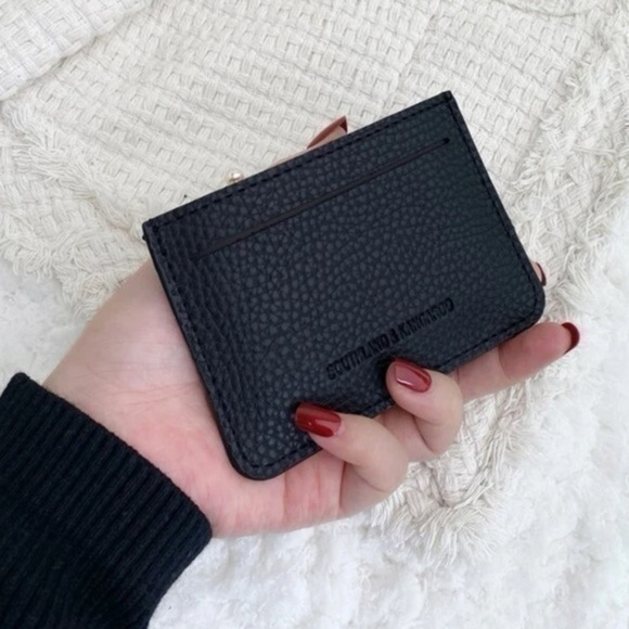 Faux Leather Embossed Card Holder - Picture 3 of 8